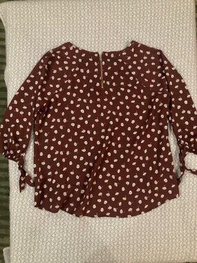 Women's Paper Moon Patterned Blouse Large